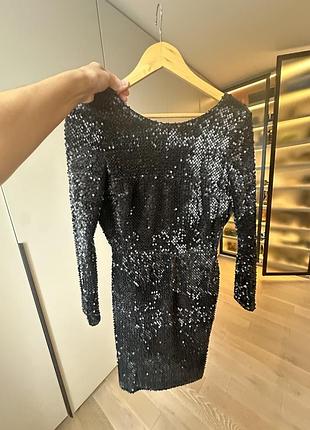 Коротка сукня з паєтками mango