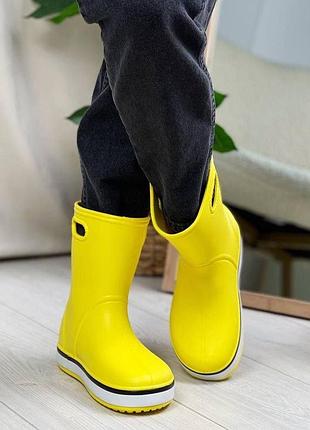 Чоботи жовті з піни весна осінь 36р.37р.38р.39р.40р.41р.