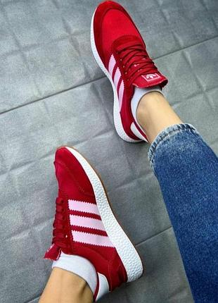 Кроссовки иники на шнурке красный 36р.37р.39р.41р. м=246