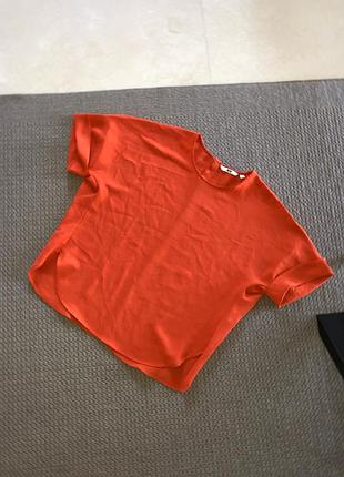 Блуза з коротким рукавом шифонова шифоновая с коротким рукавом