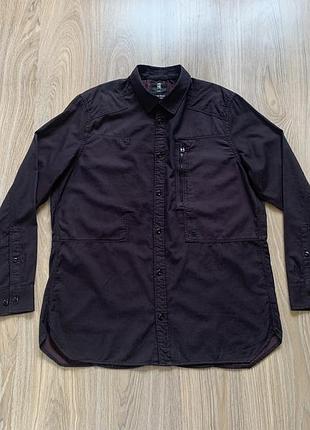 Мужская хлопковая рубашка с карманом g-star raw powel shirt
