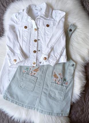 Сарафан джинсовый с вышивкой 3