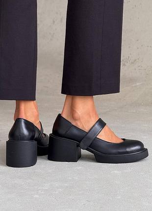 Туфли кожаные