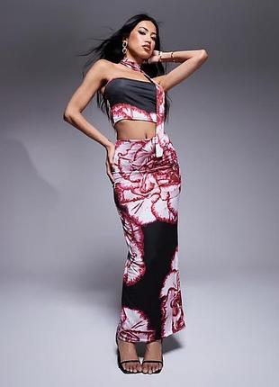 Топ-бандо квітковий принт