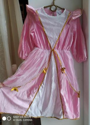 Нарядное платье принцессы 5-7 лет новогоднее