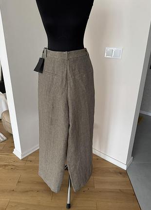Брюки льняные massimo dutti