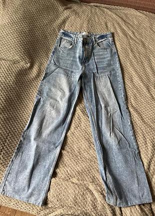 Джинси жіночі прямого крою розмір 38