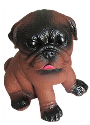 Игрушка резиновая для собак - бульдог