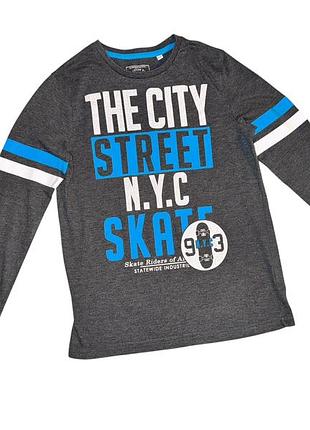 10-12 лет кофта реглан серый на мальчика-подростка