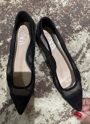 Балетки zara 38 розмір