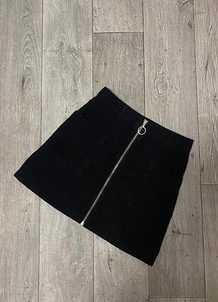 Вілветова спідниця на змійці