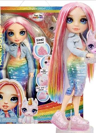 Кукла rainbow high – амайя с набором для создания слайма