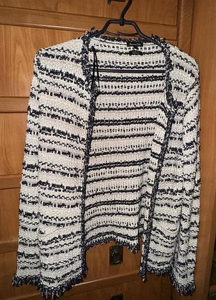 Піджак жакет твідовий massimo dutti