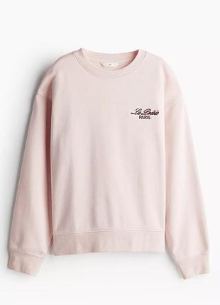 Свитшот розовый h&amp;m