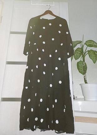 Платье вискозное на л, 50 на 119