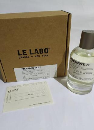 Le labo bergamote 22.100 мл, парфюмированная вода , ниша!1 фото