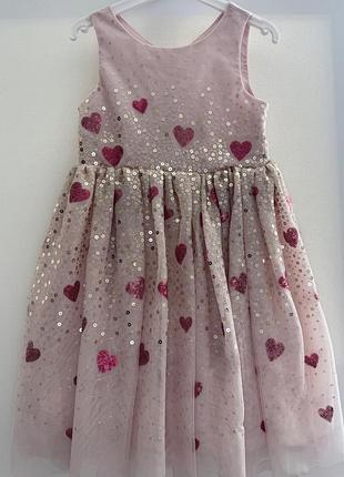 Сукня з паєтками  h&m 104см