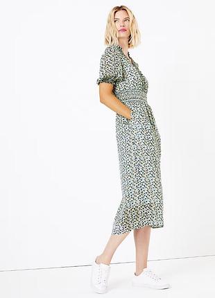 Невероятное шифоновое платье marks &amp; spencer 20 размер