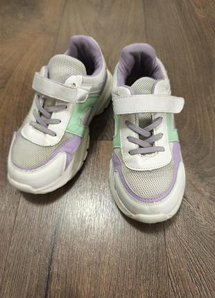Мягкие удобные кроссовки на девочку, 34 размер