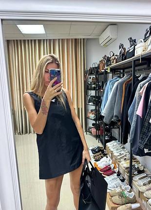 Чорна міні сукня прада люкс