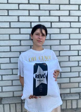 Подушка с принтом плюшевая черное рево, 35х35 (142)