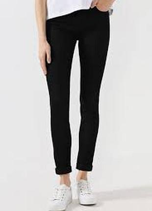 Крутые черные джинсы скинни с высокой посадкой levi`s 721