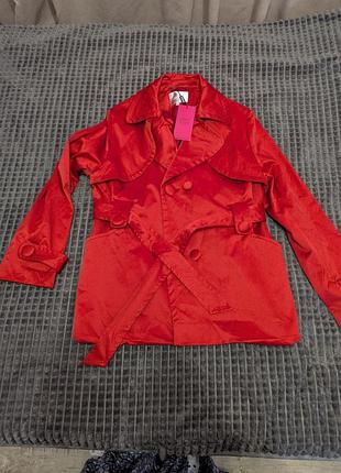 Тренч укороченный женский, новый, размер l-xl.