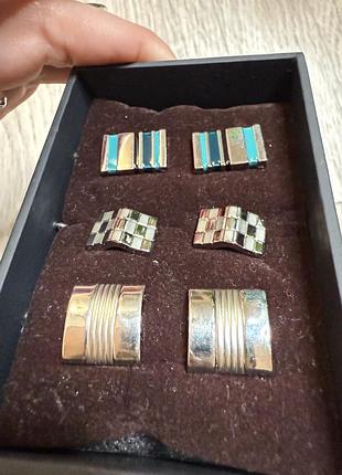 Запонки прикраси до сорочки вінтажні запонти ретро запонки