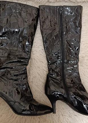 Лаковые сапоги ecco 38