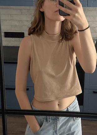 Бежевий топ