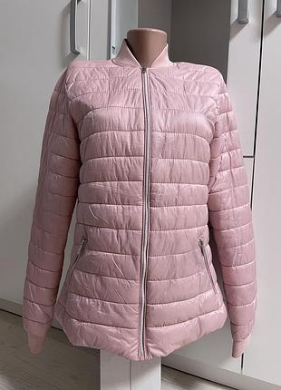 Куртка ветровка стеганая, оегкий пуховик женский s