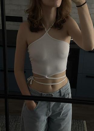 Білий топ жіночий