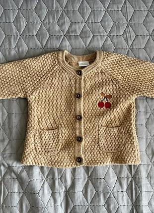 Кофтинка тепленька 3-6 місяців