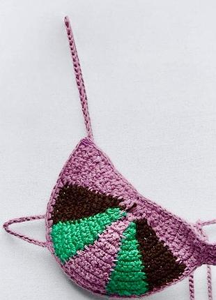 Zara топ в’язаний гачком