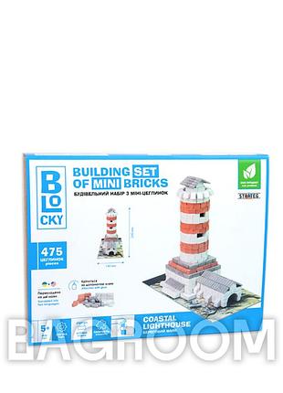 Конструктор з міні-цеглинок strateg blocky - береговий маяк 31009