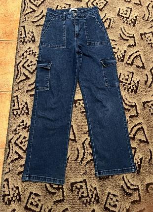 Джинси карго для дівчинки 11-12 років