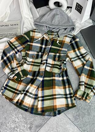 Флисовая рубашка женская тепла