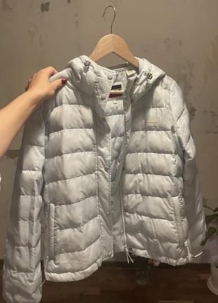 Куртка демісезонна жіноча levi's edie packable jacket xs блакитна