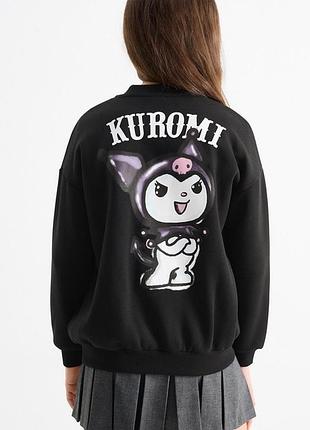 Підліткова кофта/ бомбер утеплений c&a, чорний 146 см