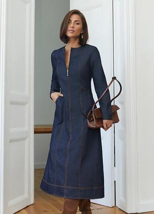 Повседневное платье из денима