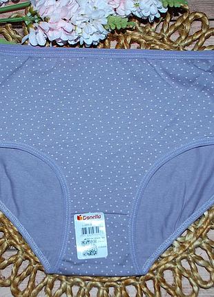 Трусики высокая посадка л donella донелла сердечки брифы макси