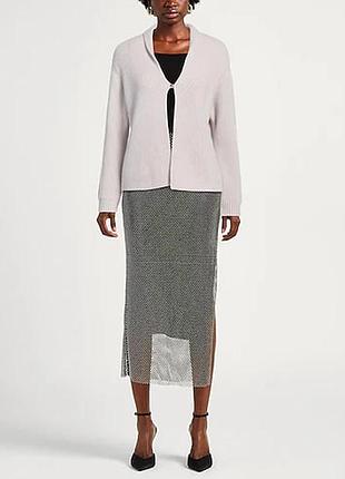 Кашемировый кардиган женский bruno manetti 100% кашемир элегантная вязаная кофта m l