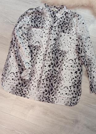 Леопардова блуза  сніжний барс