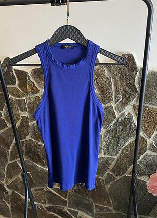 🖤топ майка в рубчик женский massimo dutti🖤