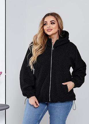 Жіноча куртка букле до 66 розміру