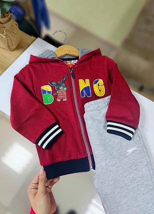 Классная брендовая кофта на молнии с капюшоном для мальчика 😍