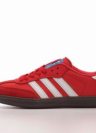 Кеды adidas samba red white распродаж sale