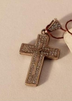 Подвес-крест серебро 925