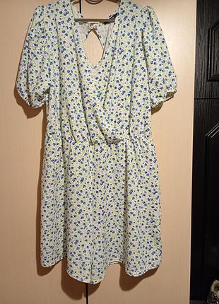 Ромпер женский летний, жатка, размер 20/22.новый!