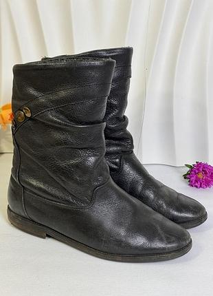 Теплі чоботи натуральна шкіра австрія 41-42р